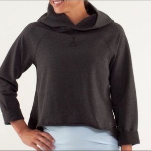 Lululemon cropped hoodie sweatshirt